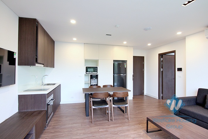 One bedroom apartment in To Ngoc Van street, Tay Ho district for rent.